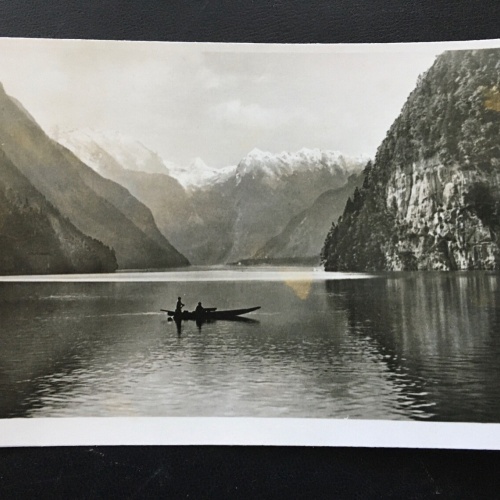 Der Königssee - Ruderboot -  Berchtesgaden Bayern - Deutschland 400273 TH F