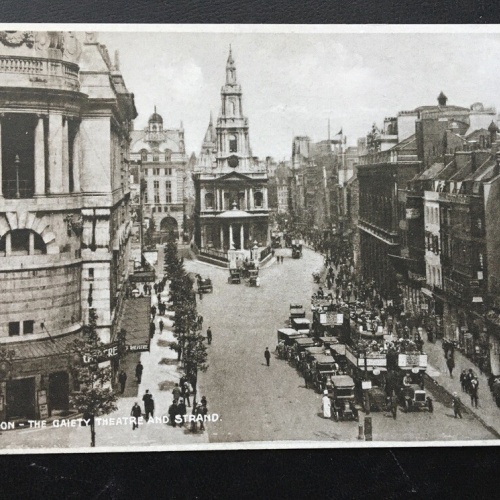 London - Gaiety Theatre and Strand - England Großbritannien 400239 TH