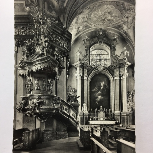 Inneres der Wallfahrtskirche Maria Taferl 30102 TH ShNÖ