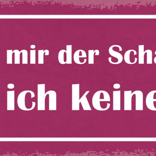 Schild Solange Mir Der Schal Passt Mach Ich Keine Diät 27x10 Blech od.Holz