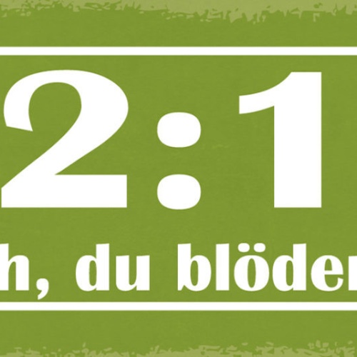 Schild 2:1 Für Mich Du Blöder Alltag Leben Arbeit Freizeit 27x10 Blech od.Holz