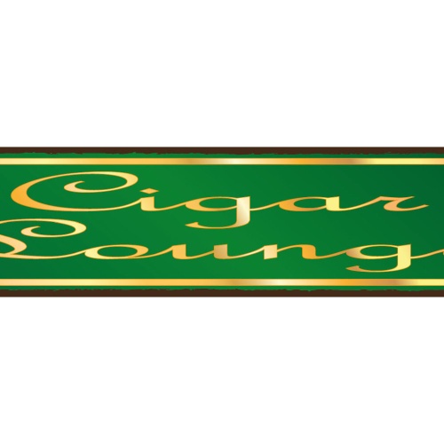 Schild Cigar Lounge Zigarre Aufenthaltsraum Rauchen 46 x 10 Blech od. Holz