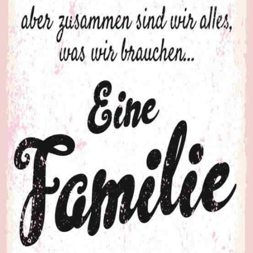 Schild Wir Haben Vielleicht Nicht Alles Was Wir Wollen Zusammen Eine Familie