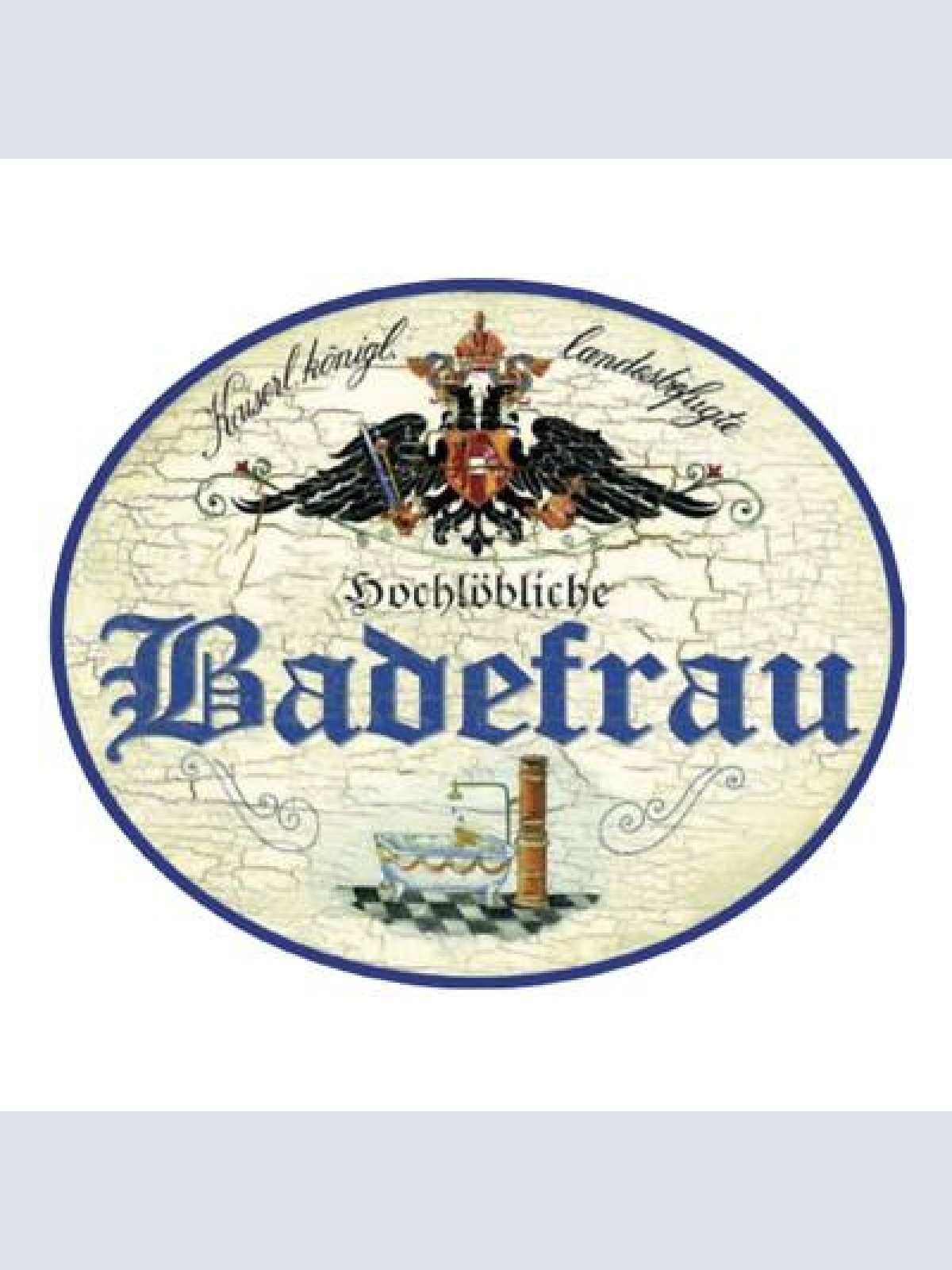 Kuk nostalgie holzschild bademeister badefrau