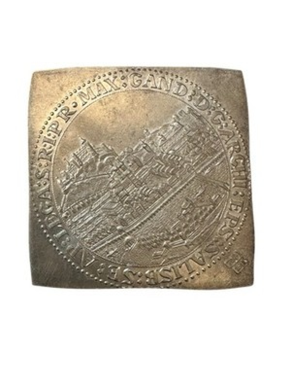 Doppel Talerklippe Taler Salzburg von 1682 Original nur 10 Exemplare Repro