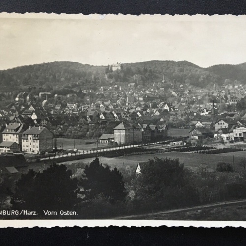 Blankenburg - Harz - Vom Osten - Blick auf Ort - Deutschland 400318 TH F