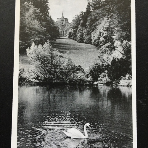 Kassel - Wilhelmshöhe - Herkules - Teich Schwan - Deutschland 400238 TH