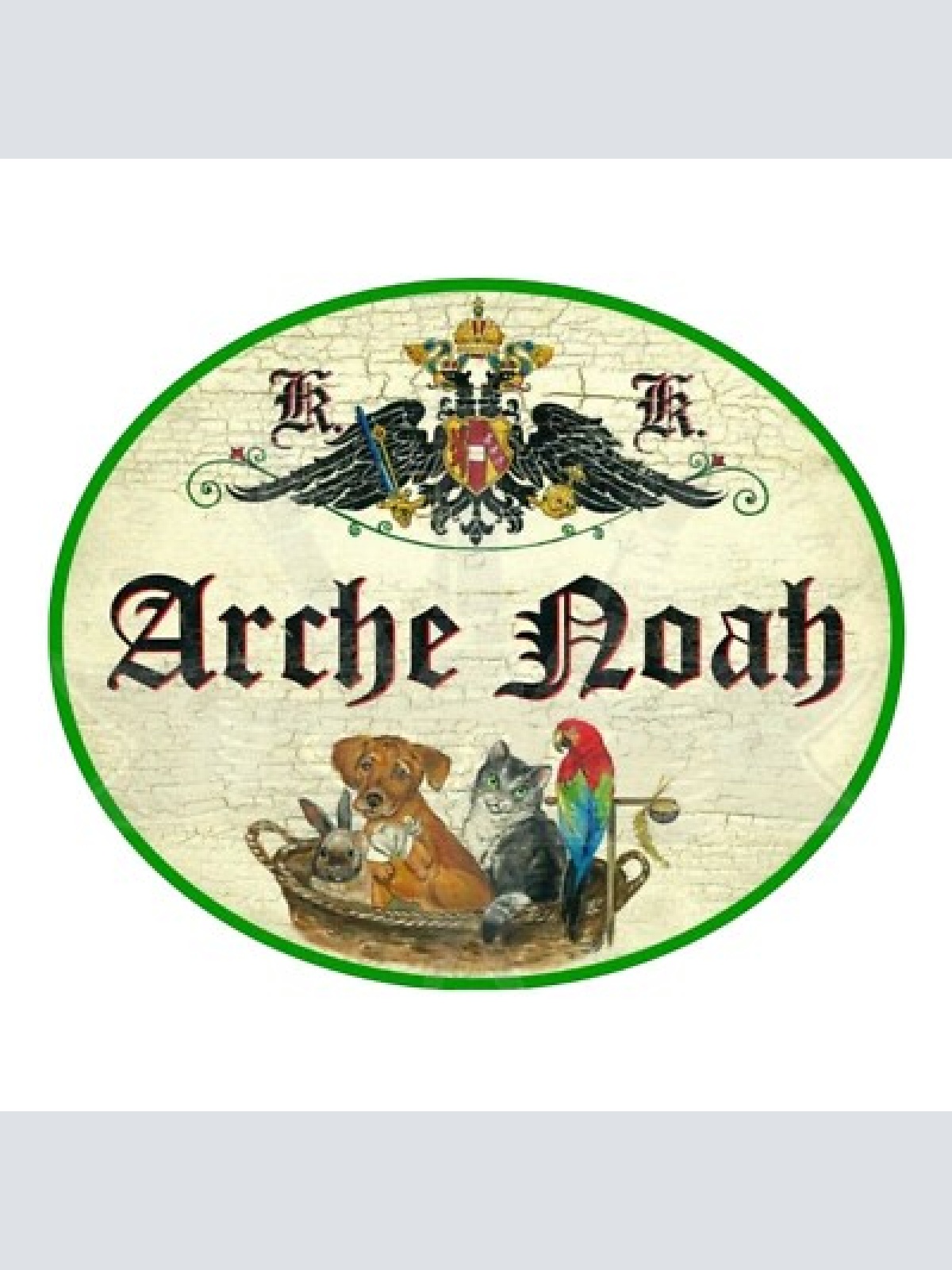 Kuk nostalgie holzschild arche noah