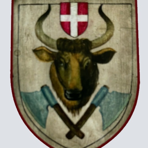 Nostalgie Holzschild Fleischhauer Wappen Beruf Österreich Schild