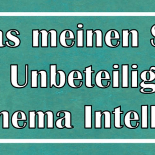 Schild Was Meinen Sie Als Unbeteiligter Zum Them Intelligenz 27x10 Blech od.Holz