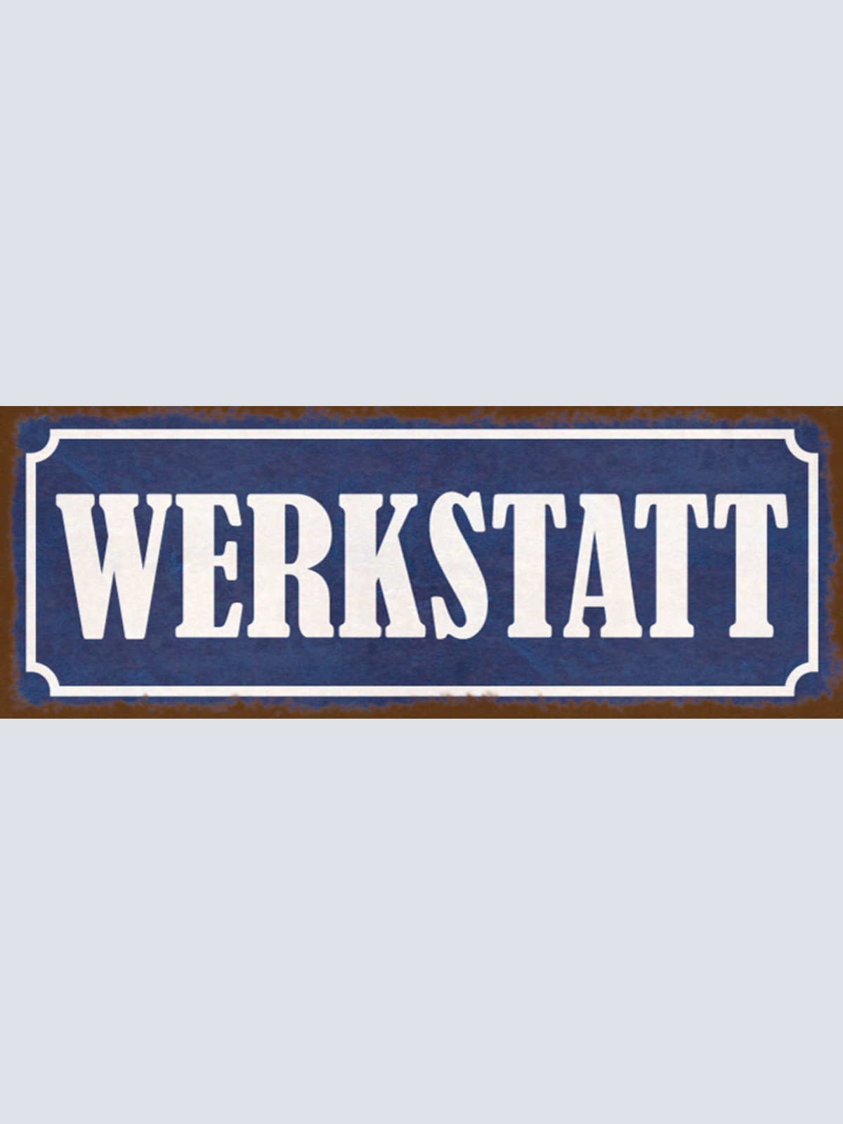 Schild Werkstatt Mechaniker Bastler Handwerker Auto KFZ 27x10 Blech od.Holz