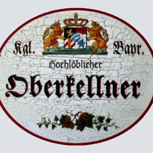 Nostalgie Holz Schild Bayern Königlich Bayerischer Hochlöblicher Oberkellner
