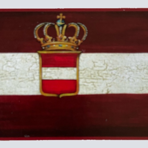 Nostalgie Holzschild Flagge Österreich Krone Wappen Fahne KuK Schild