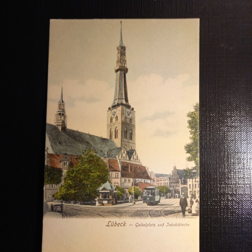 Lübeck Geibelplatz und Jakobikirche 410419 gr C