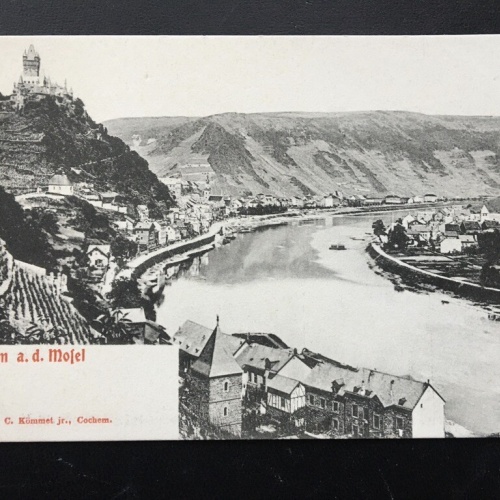 Cochem an der Mosel - Blick auf Ort - Fluss - Deutschland 400265 TH F