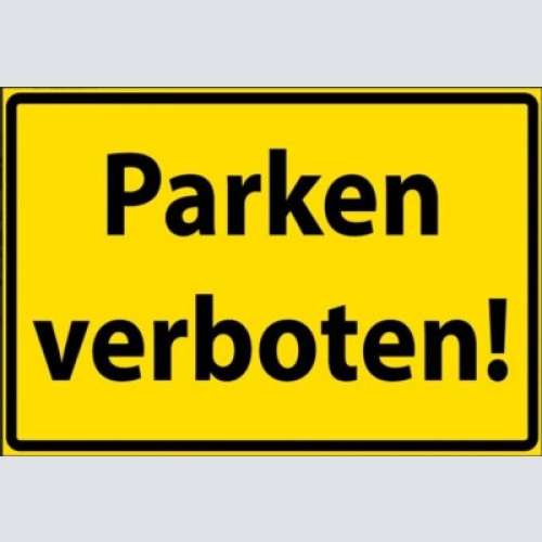 Nostalgie schild verbote parken verboten 12x18/ 20x30 /30 x 40 blech od.holz