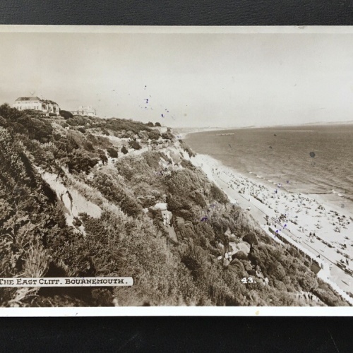 Bournemouth - The East Cliff - Meer Küste - England Großbritannien 400311 TH F