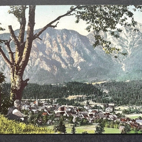 Goisern Blick Ortschaft Gebirge Berg Wald Salzkammergut Oberösterreich 410655
