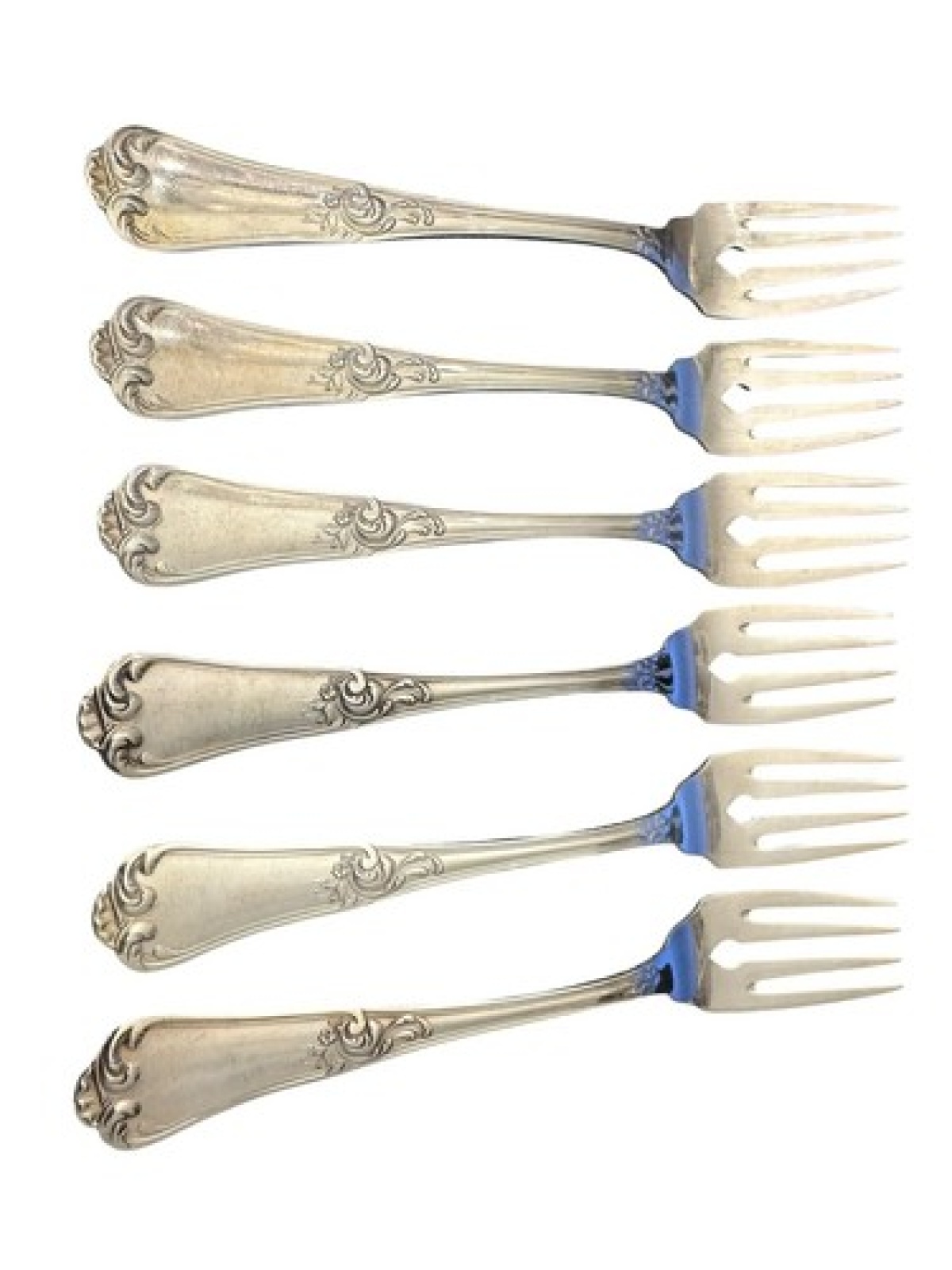 Schönes 800er Silber  Fischbesteck von BRUCKMANN und Reiner im Etui 12 Teilig