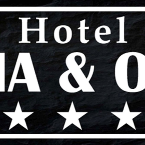 Schild Hotel Oma & Opa Großeltern Großmutter Großvater 27 x 10 Blech od. Holz