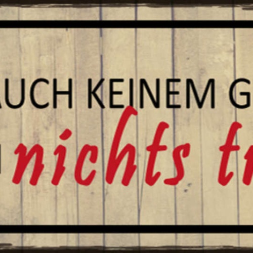 Schild Es Ist Ja Auch Keinem Geholfen Wenn Ich Nichts Trinke 27x10 Blech od.Holz