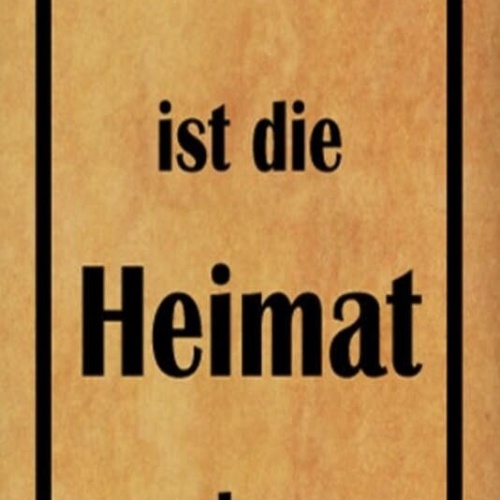 Schild Die Familie Ist Die Heimat Des Herzens Eltern Kind 27x10 Blech od.Holz