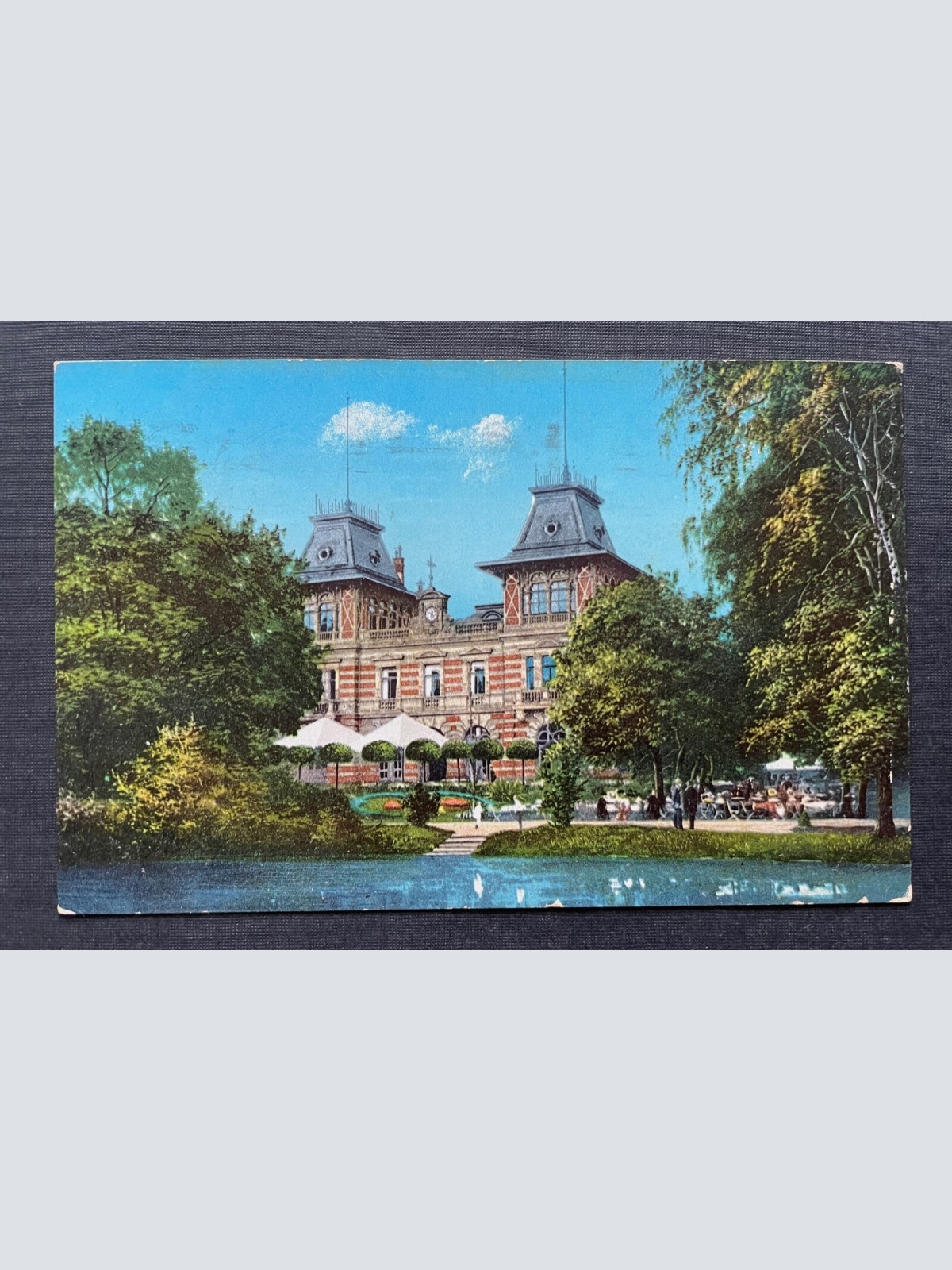 Stadtpark Restauration (L.R.Herzog) Nürnberg Weiher Bayern Deutschland 400435 F