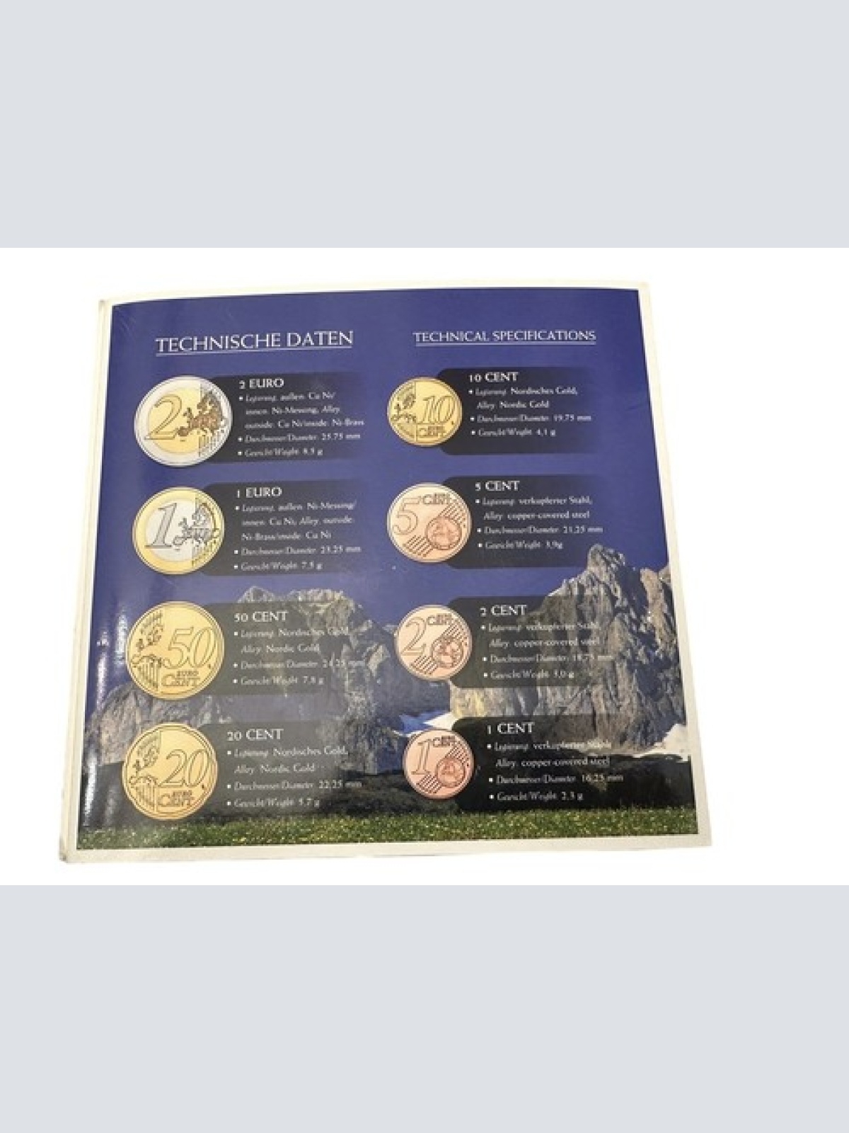 Österreich KMS 2009 handgehoben Kleinmünzensatz