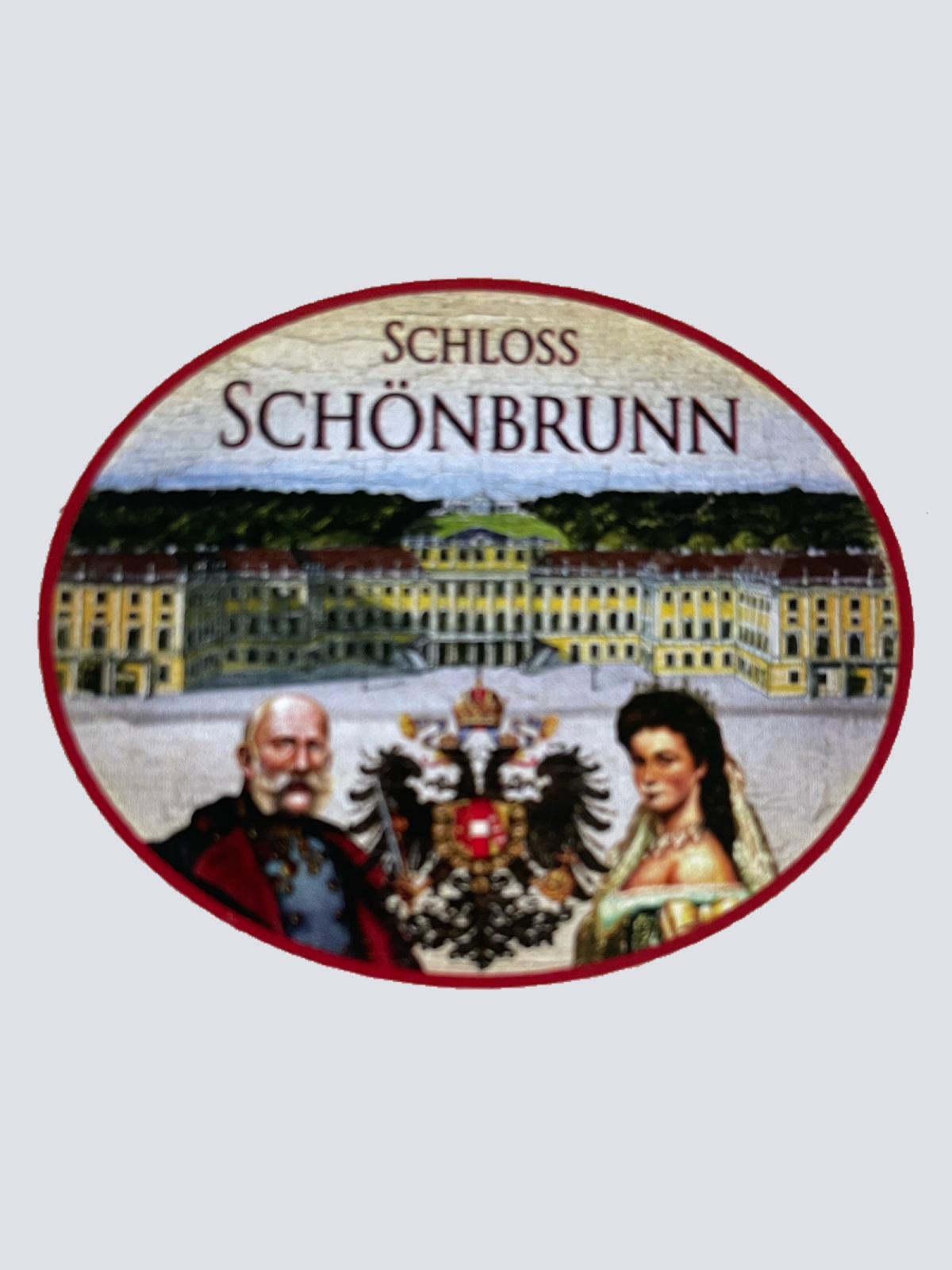 KuK Nostalgie Holzschild Schloß Schönbrunn Kaiser Franz Josef Sisi Wien Ö Schild