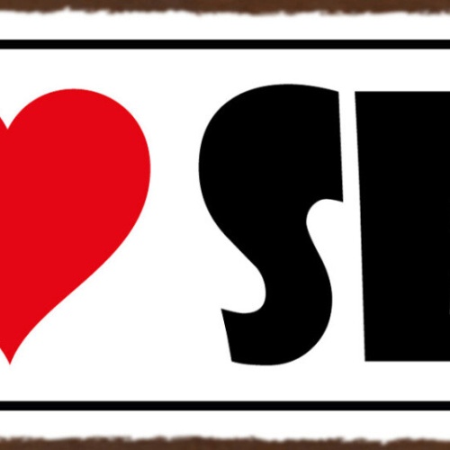 Schild I ❤️ Sex Love Liebe 27x10 Blech od.Holz