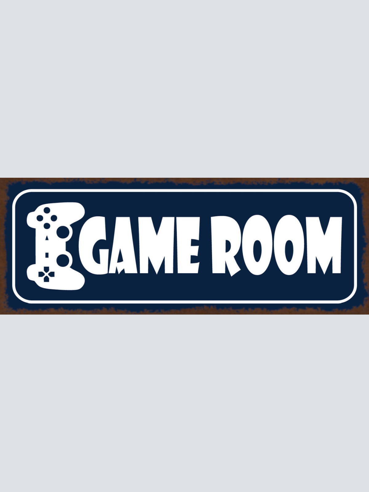 Schild Game Room Videospiele Gaming Games Zimmer Raum 27x10 Blech od.Holz