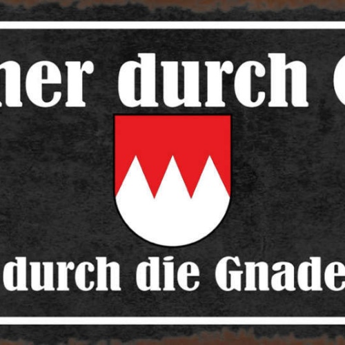Schild Deutscher Durch Geburt Franke Durch Die Gnade Gottes 27x10 Blech od.Holz