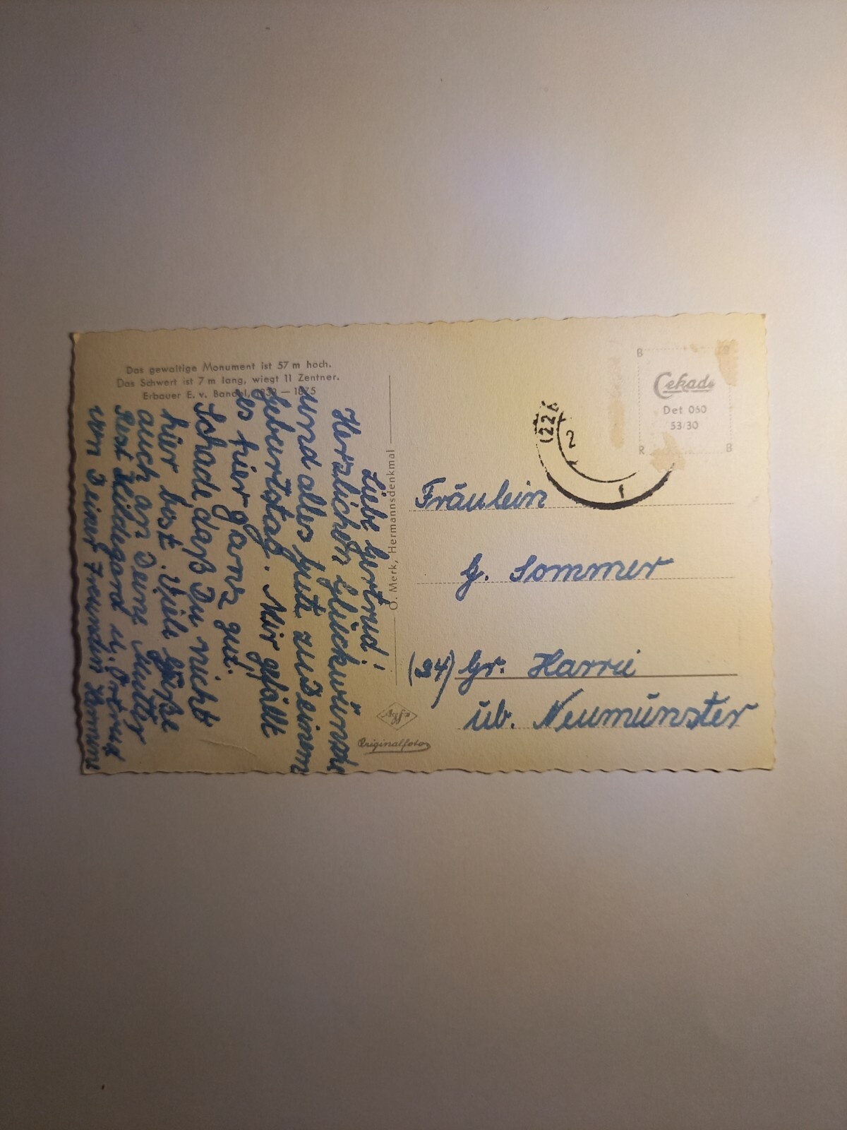 Hermannsdenkmal im Teutoburger Wald 20296 GR