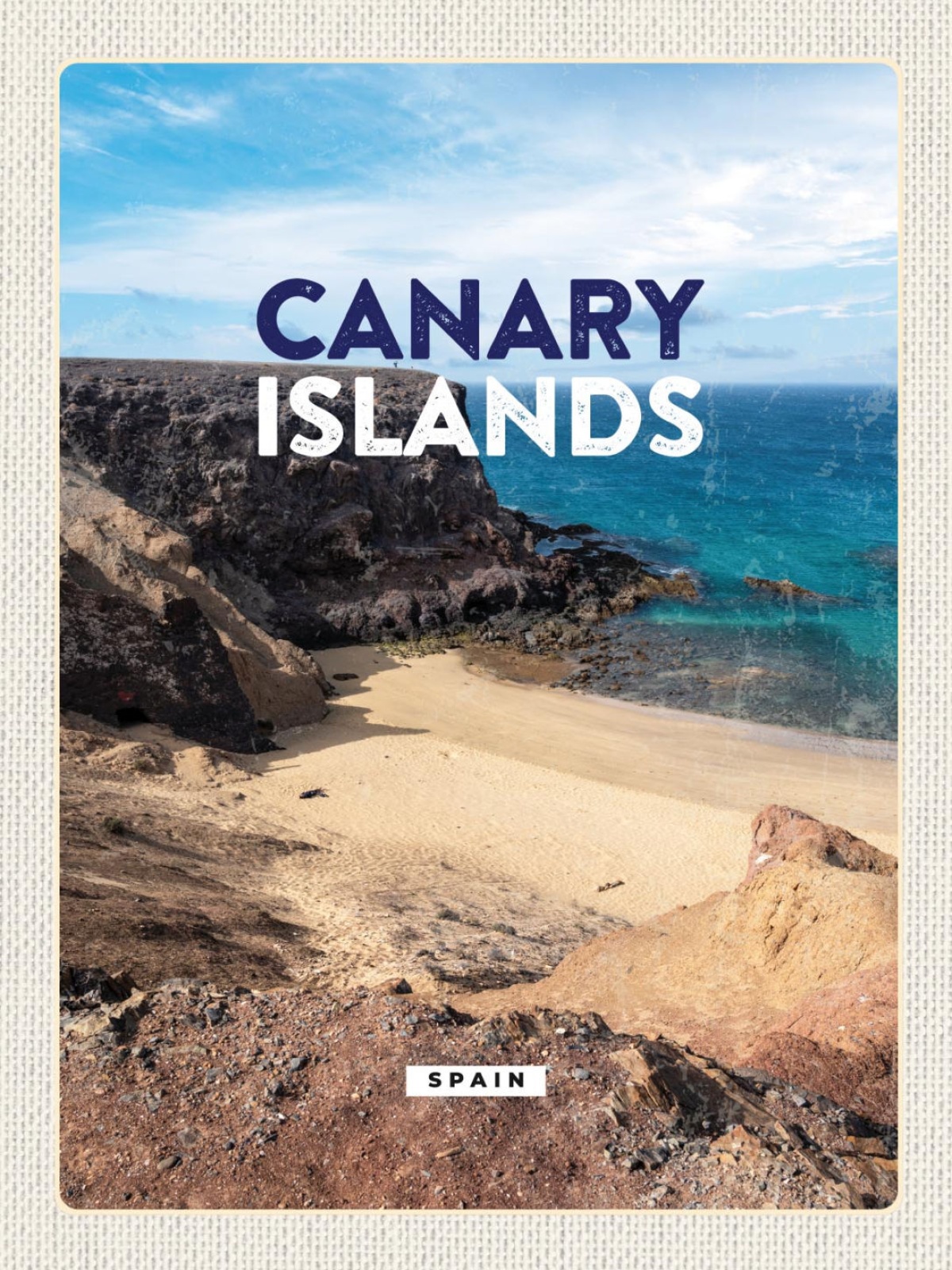 Schild Canary Islands France Kanarische Inseln FRA 12x18 20x30 30x40 Blech/Holz