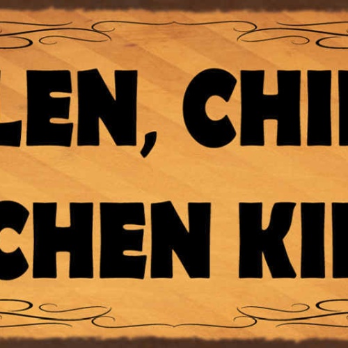 Schild Grillen Chillen Bierchen Killen Bier Alkohol Grill 27x10 Blech od.Holz