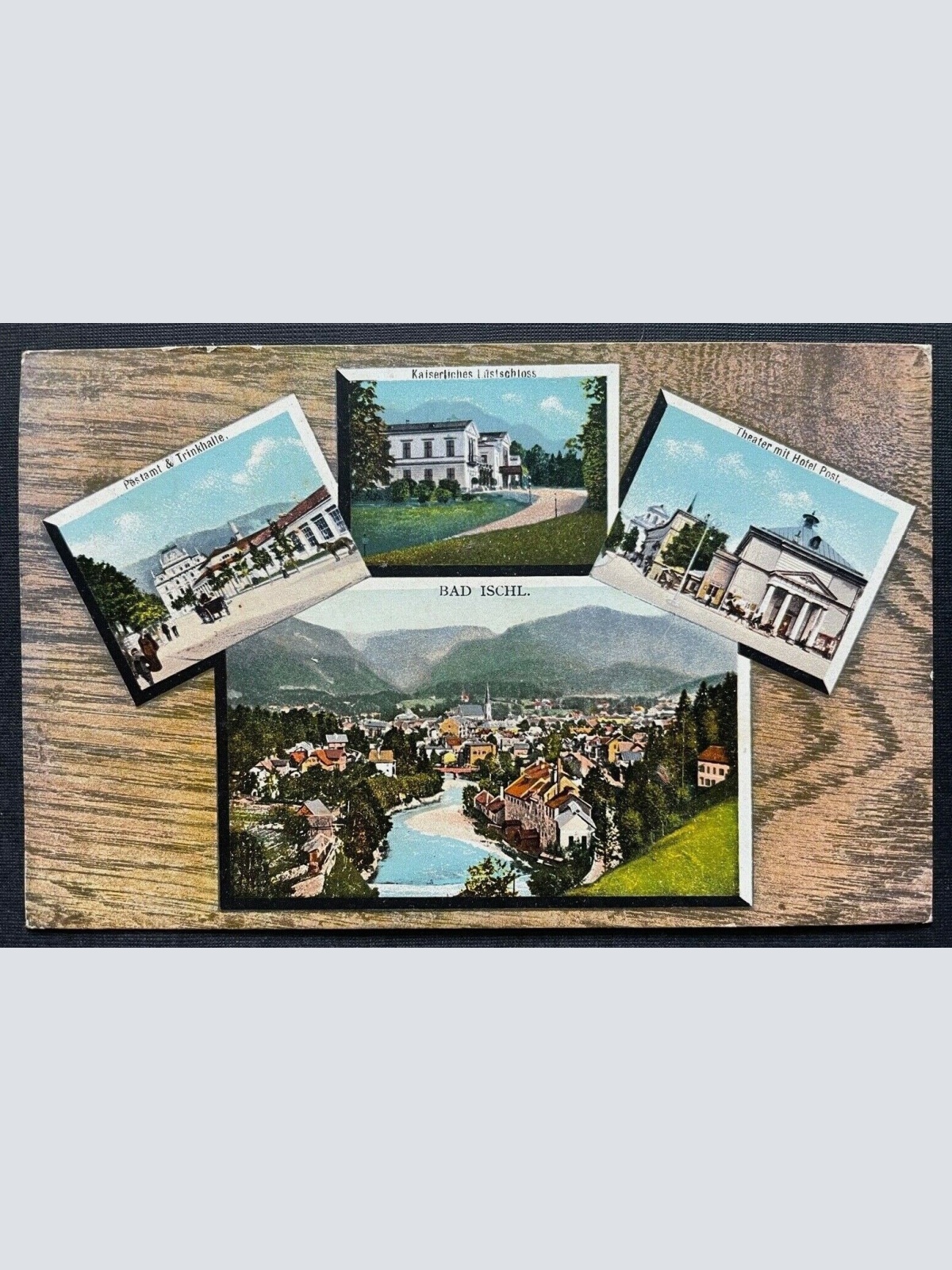 Bad Ischl Collage Stadt Ansicht Postamt Theater Schloss Oberösterreich 410665