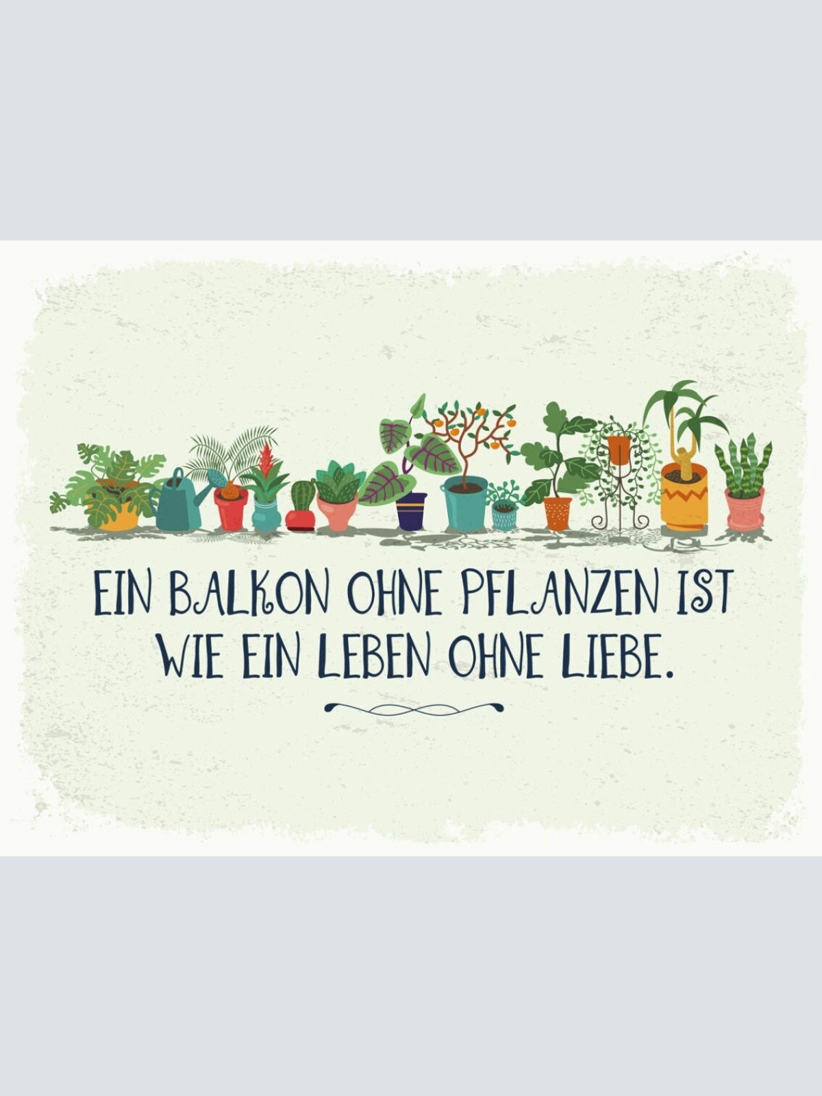 Schild Balkon Ohne Pflanzen Wie Leben Ohne Liebe 12x18 20x30 30x40 Blech/Holz