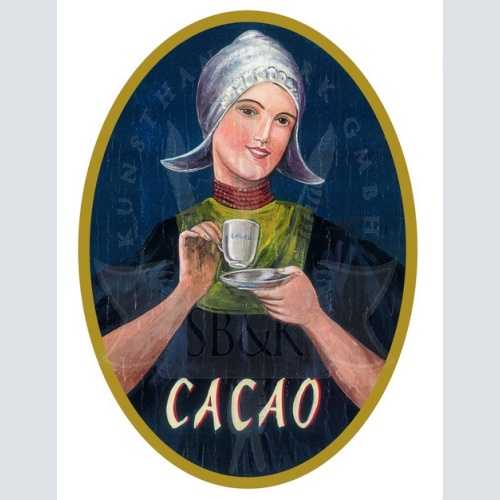 KuK Nostalgie Holzschild Cacao