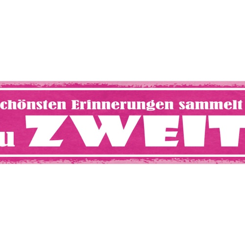 Schild Die Schönsten Erinnerungen Sammelt Man Zu Zweit 46 x 10 Blech od. Holz