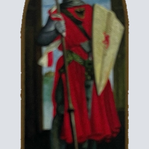 Nostalgie Holzschild Mittelalter Rudolf I. Kaiser Schild