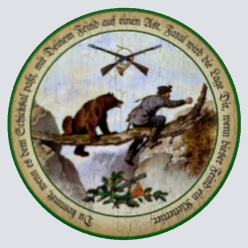 Nostalgie Holzschild Schützenscheibe Du Kommst Wenn Es Dem Schicksal Passt