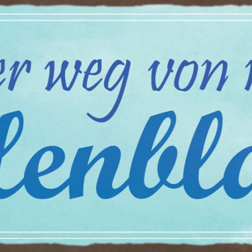 Schild Finger Weg Von Meiner Seifenblase Seife Bad Dusche 27x10 Blech od.Holz