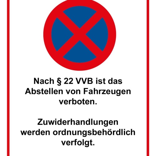 Schild Feuerwehrzufahrt Halteverbot 12x18 / 20x30 / 30x40 Blech od. Holz