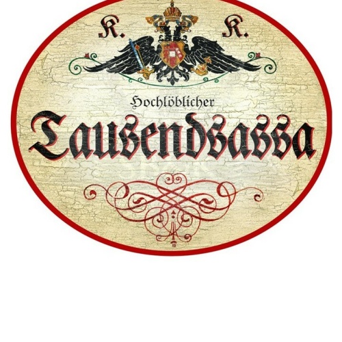 KuK Nostalgie Holzschild "Tausendsassa"