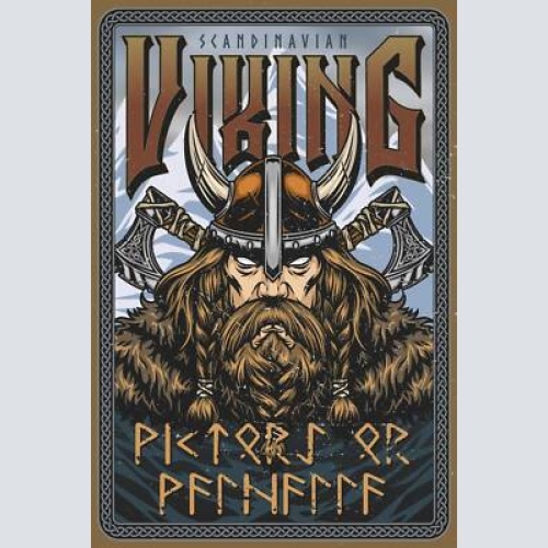 Nostalgie schild scandinav. viking vikinger 12x18 / 20x30 / 30x40 blech od. holz