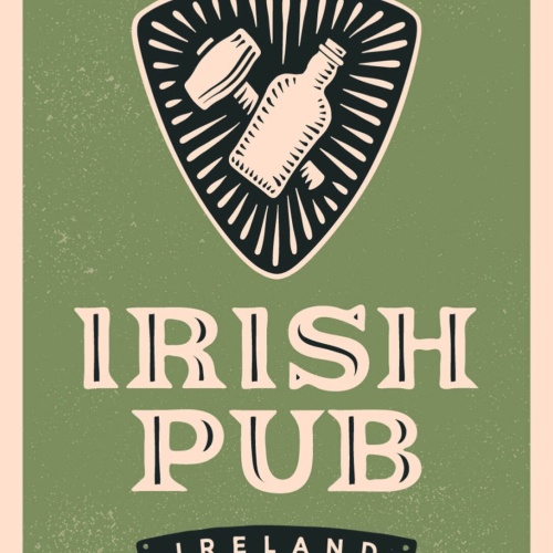 Schild Irish Pub Ireland Irland Alkohol Bar Bier 12x18 20x30 30x40 Blech/Holz