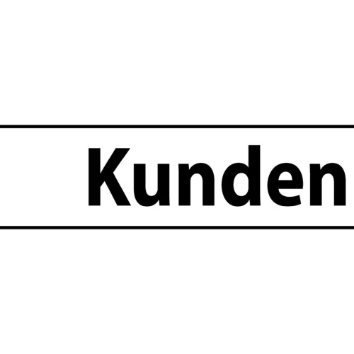 Schild Kunden Parkplatz Parken Kundschaft Klient Besucher 46 x 10 Blech od. Holz