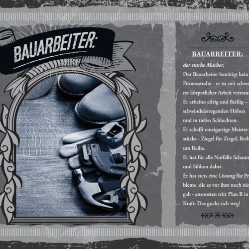 Schild Bauarbeiter Beruf Bau Baustelle Handwerker 12x18 20x30 30x40 Blech/Holz
