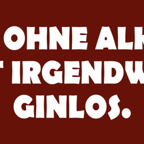 Schild Tonic Ohne Alkohol Ist Irgendwie Ginlos Bar Lokal 27x10 Blech od.Holz