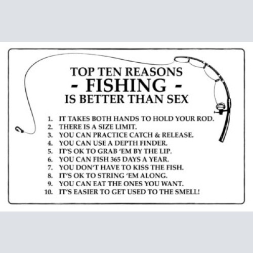 Schild angeln fishing better then sex   12x18 / 20x30 / 30x40 blech od. holz